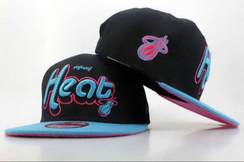 NBA Miami Heat NE Snapback Hat #176